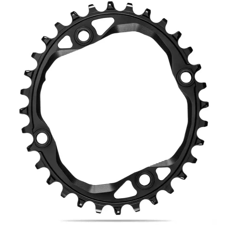 Absolut Black Oval 104 BCD Chainring 104 BCD BLK
