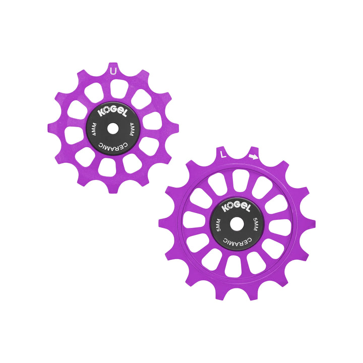 Kogel 14/14T Pulleys Set for Sram Eagle 12SPD Purple