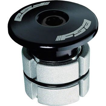 FSA Compressor 1-1/8" Black Expander Plug and Top Cap