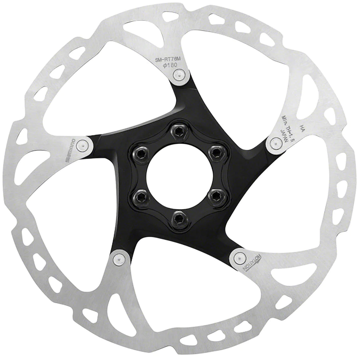 Shimano SM-RT76 6 Bolt Deore XT Disc Rotor 180mm