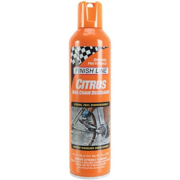 Finish Line Citrus Bike Degreaser 12oz Aerosol