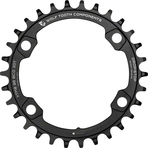 Wolf Tooth Chainring: 38T XT8000 Cranksets with a 96 Asymmetrical BCD